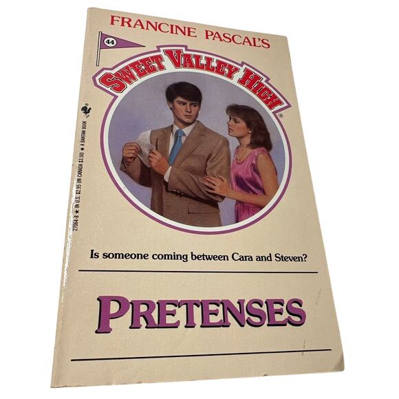 Sweet Valley High 1ST Edition First Print Book #44 Pretenses Vintage 1980's - Picture 1 of 11